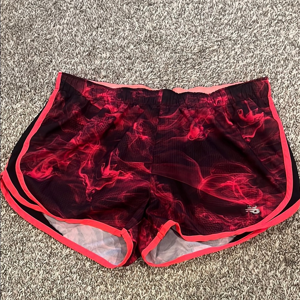 Women's Red Athletic Shorts